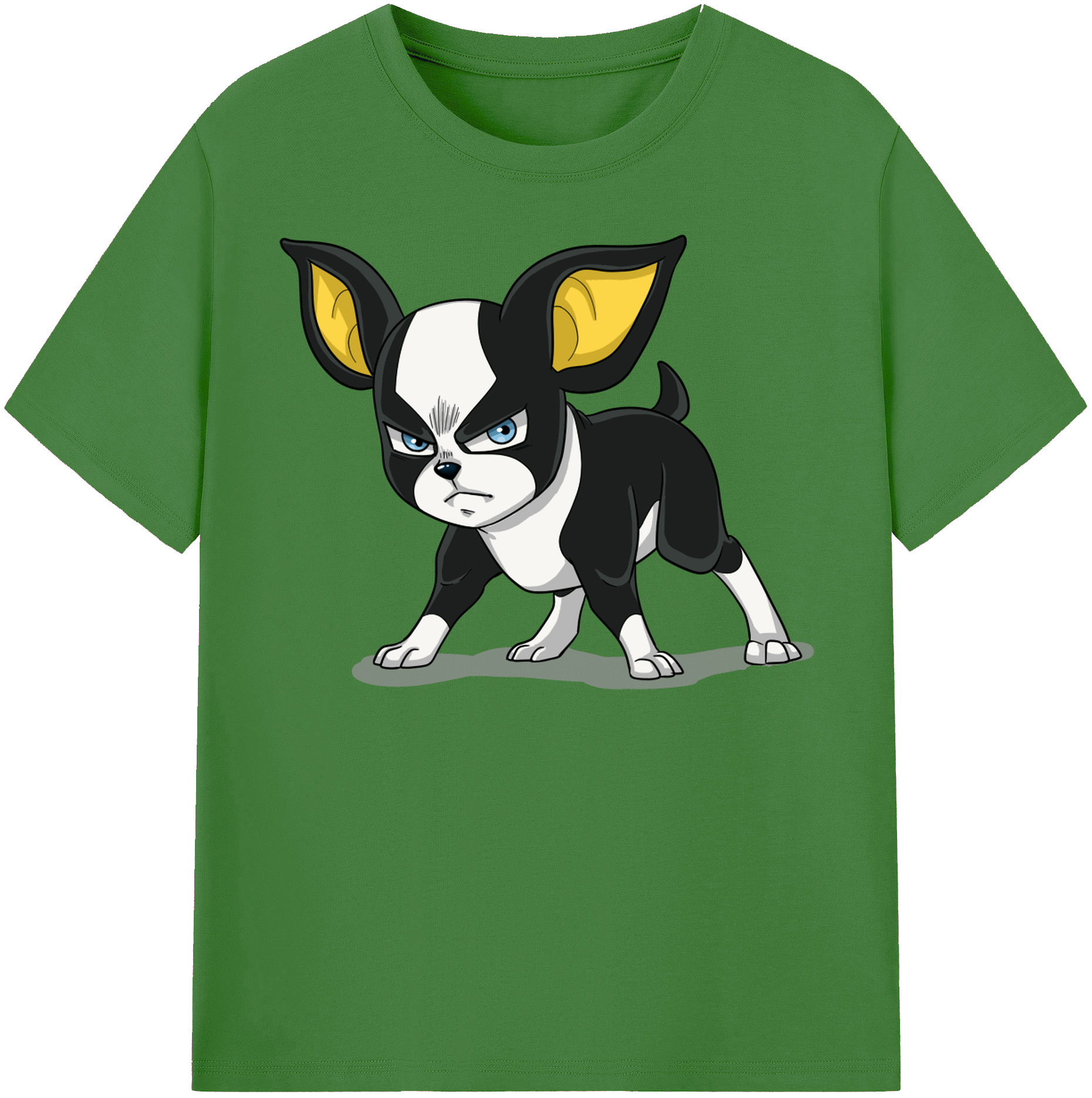 （画像用） ジョジョの奇妙な冒険 イギー JoJo's Bizarre Adventure Iggy レディースカジュアルプリントTシャツ（綿100％）